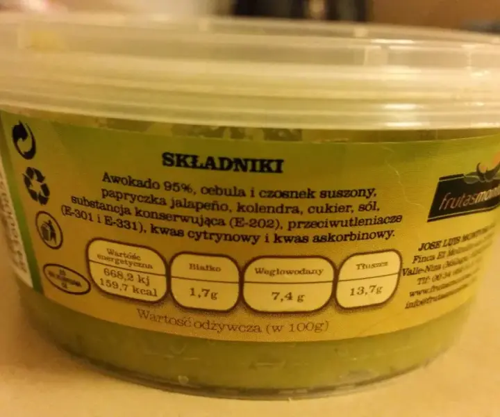 Czy guacamole z Biedronki jest zdrowe? Analiza składu i wartości odżywczych
